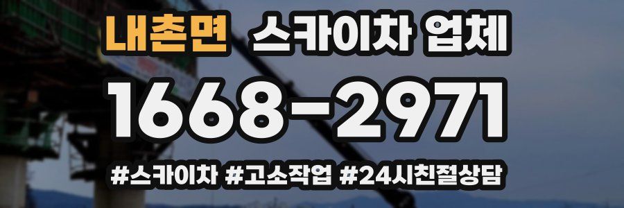 내촌면 스카이차 업체