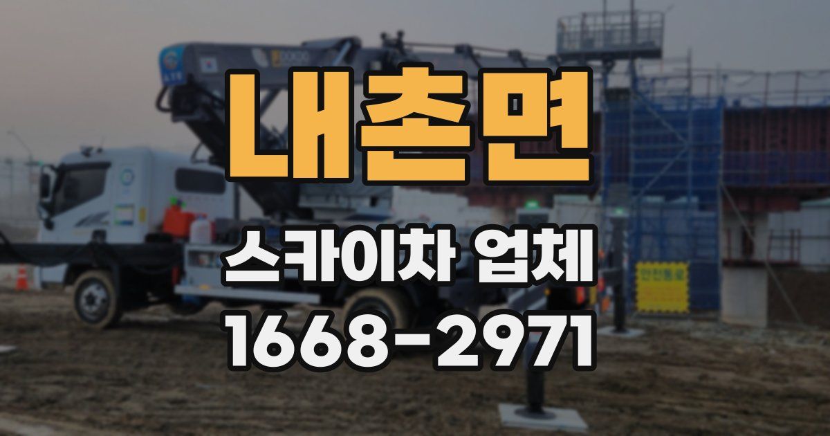내촌면 스카이차 업체