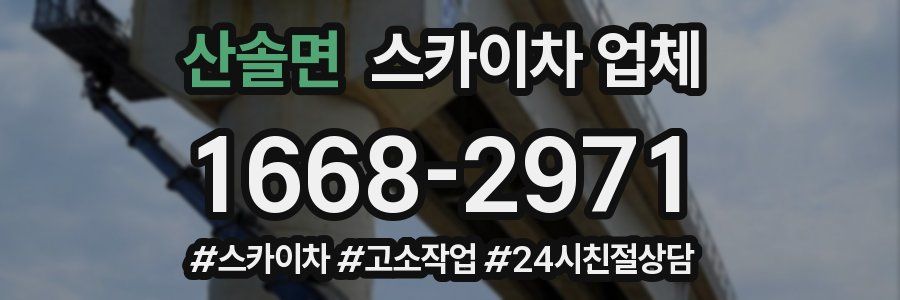 산솔면 스카이차 업체