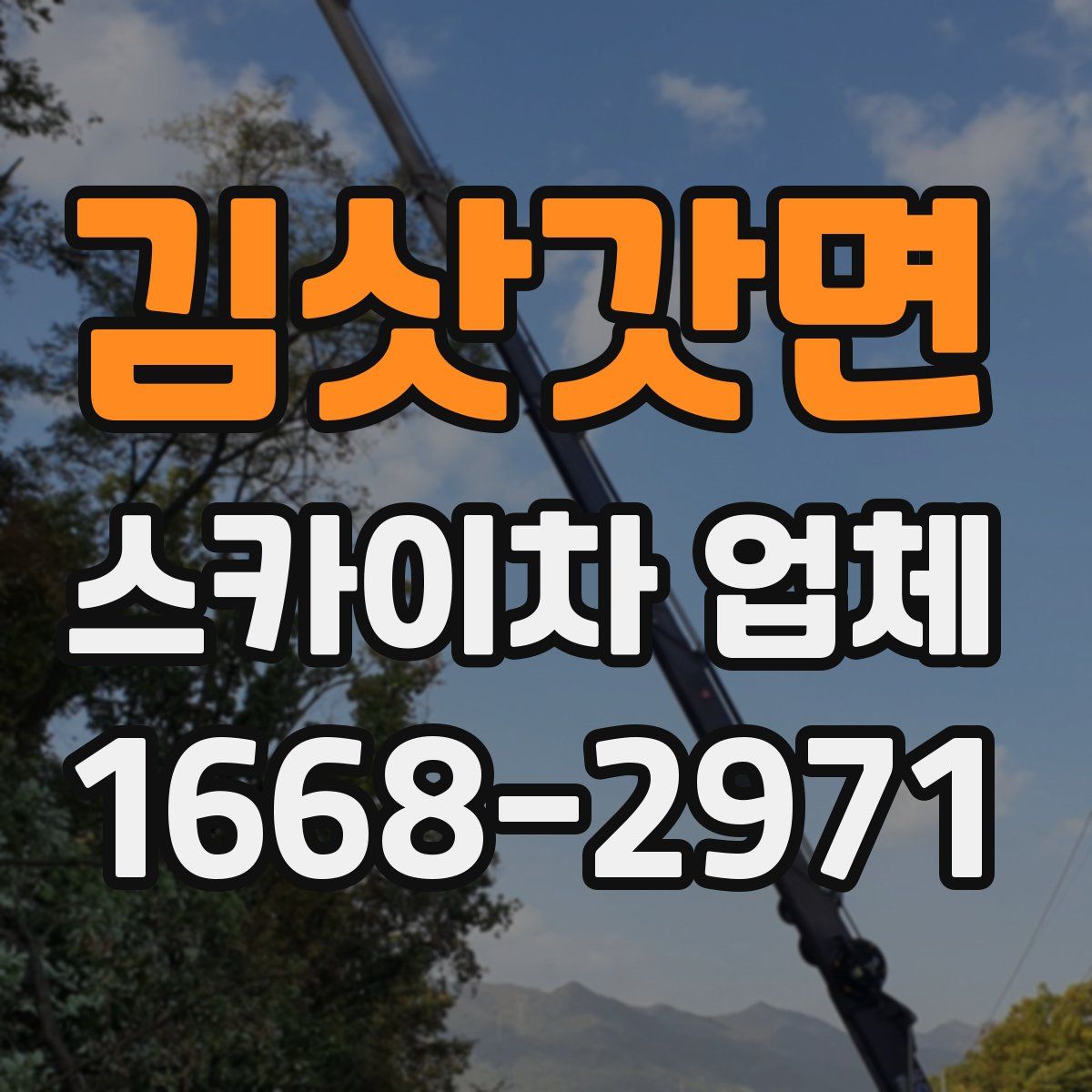 김삿갓면 스카이차 업체