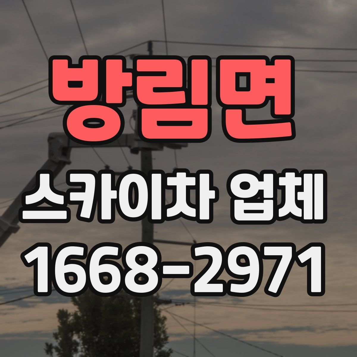 방림면 스카이차 업체