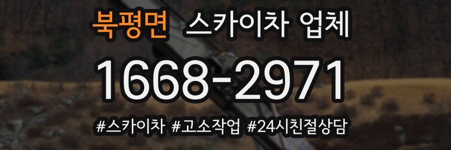 북평면 스카이차 업체