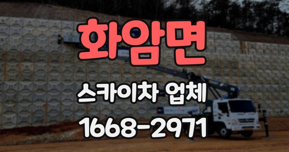 화암면 스카이차 업체