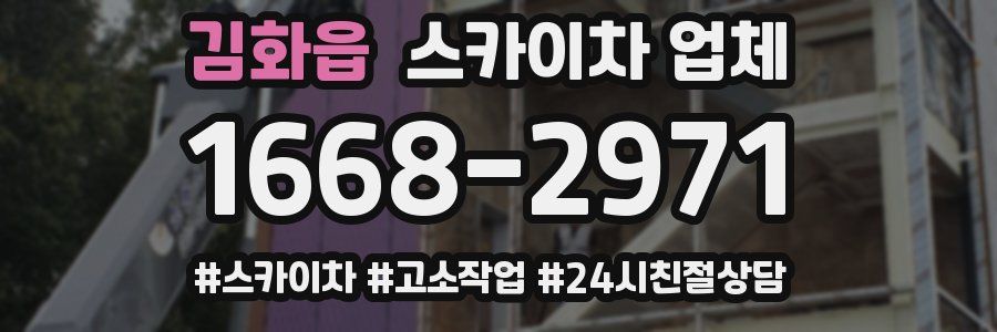 김화읍 스카이차 업체