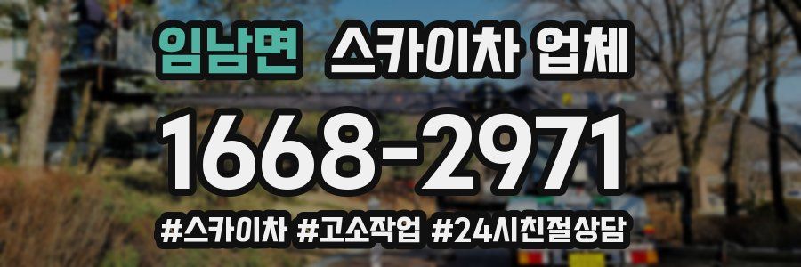 임남면 스카이차 업체