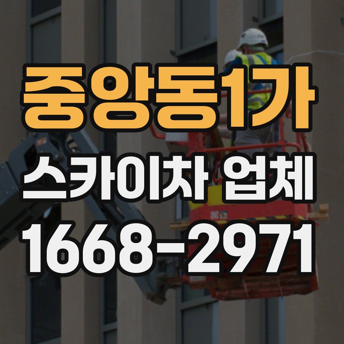 중앙동1가 스카이차 업체
