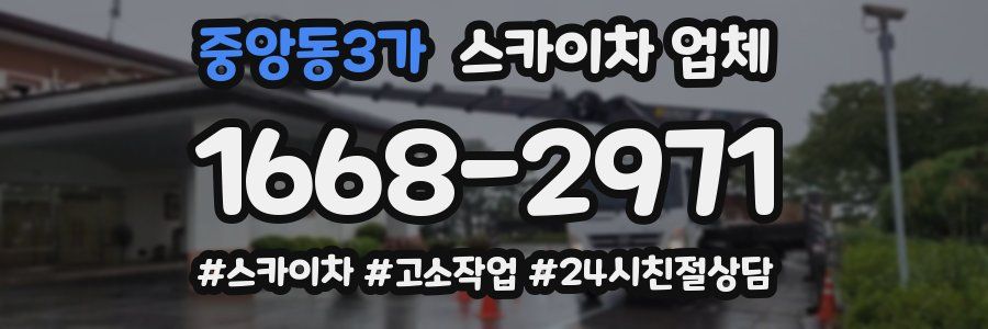 중앙동3가 스카이차 업체