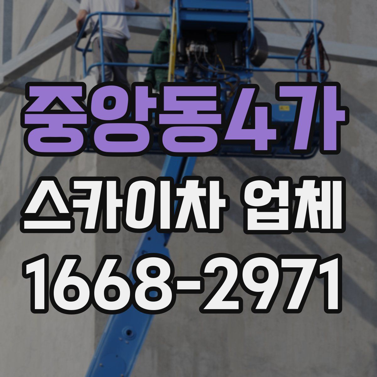 중앙동4가 스카이차 업체