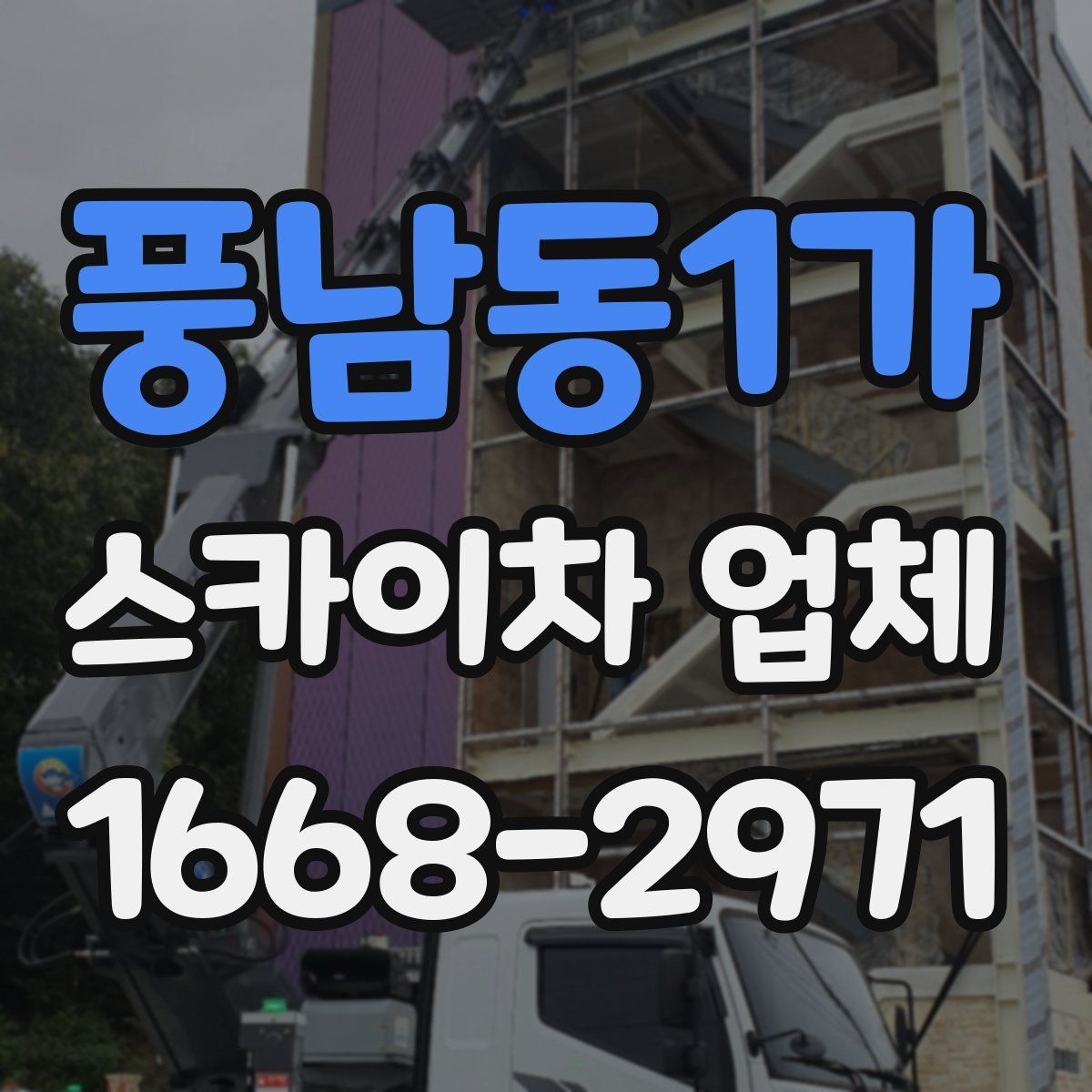 풍남동1가 스카이차 업체