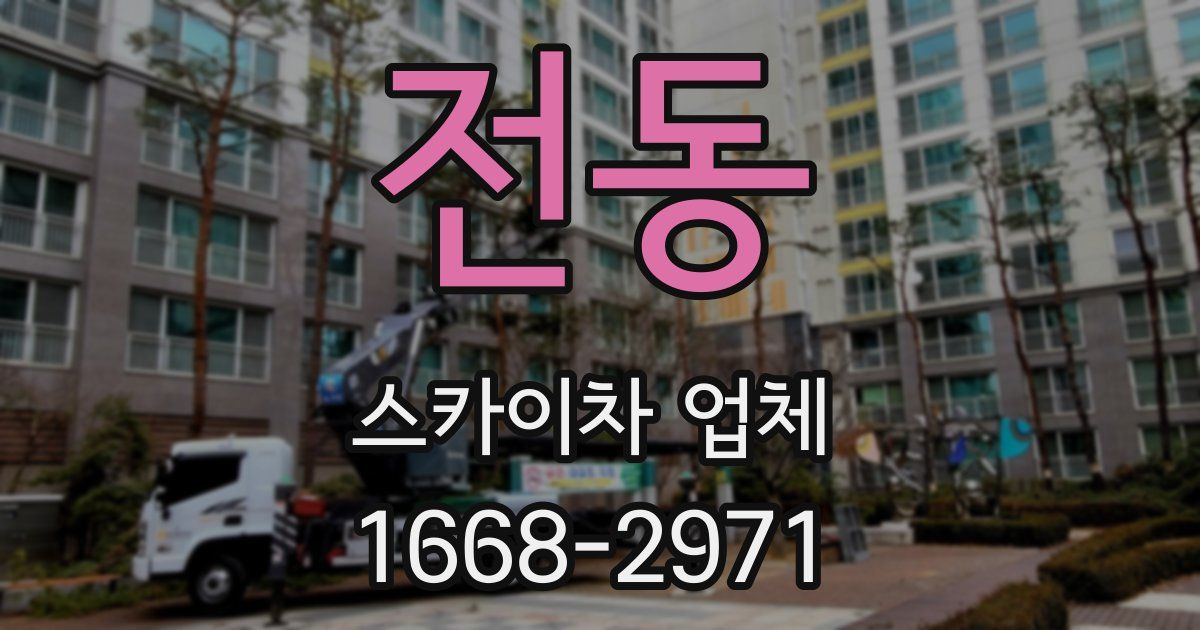 전동 스카이차 업체