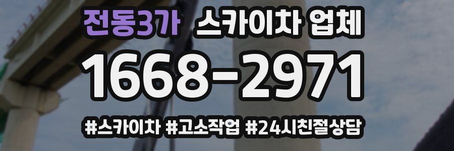 전동3가 스카이차 업체
