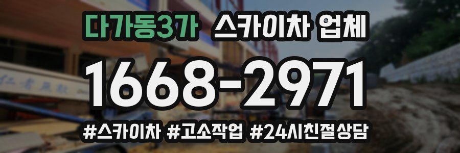 다가동3가 스카이차 업체