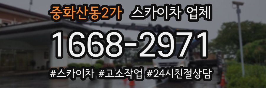 중화산동2가 스카이차 업체