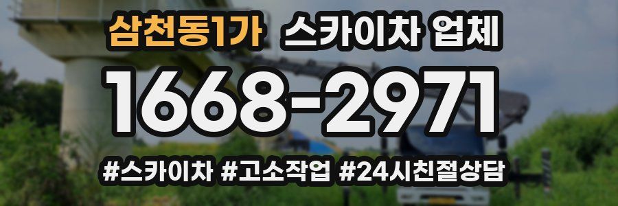 삼천동1가 스카이차 업체