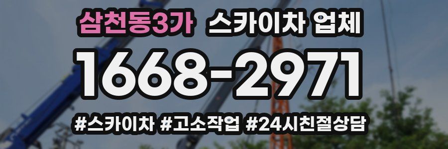 삼천동3가 스카이차 업체