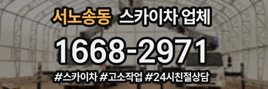 서노송동 스카이차 업체