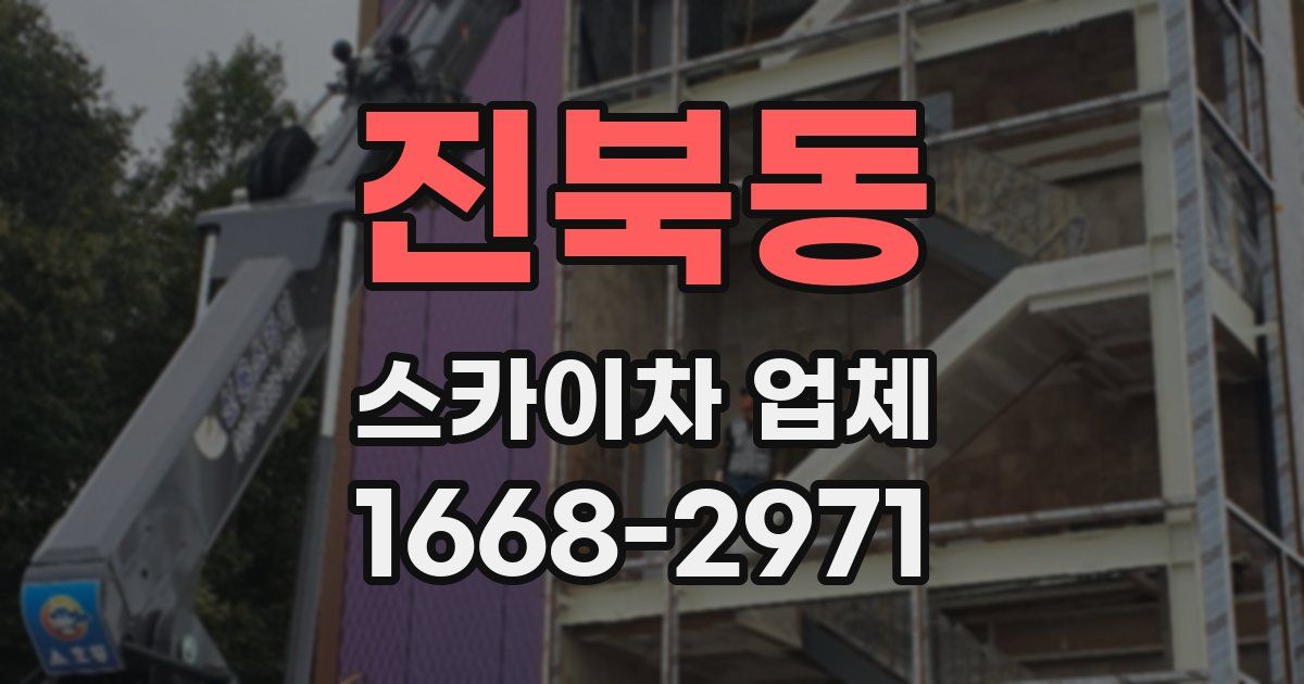 진북동 스카이차 업체