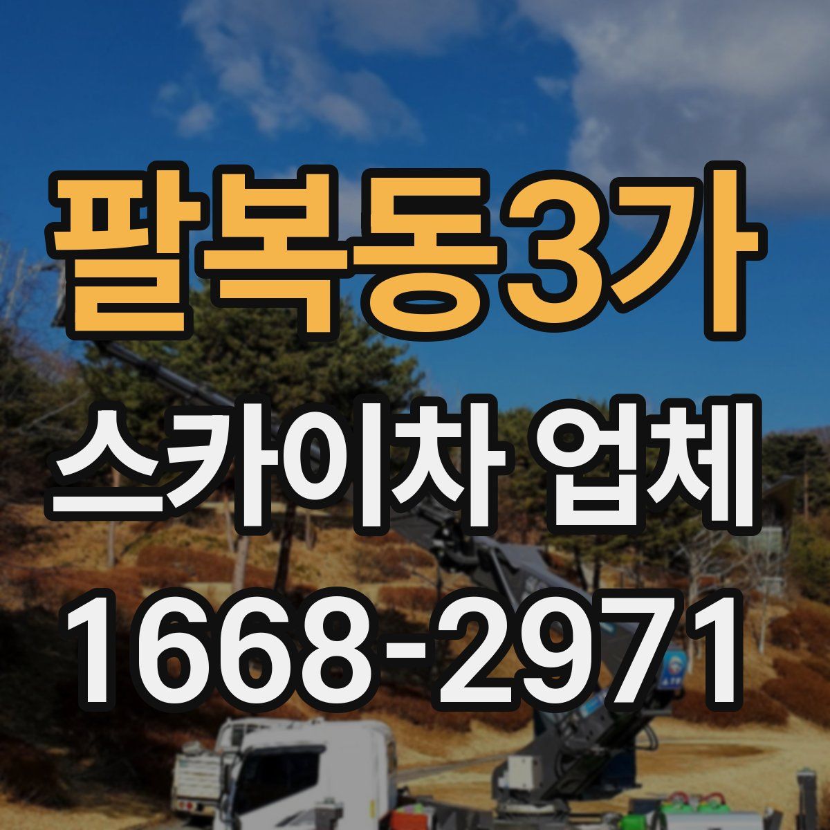 팔복동3가 스카이차 업체