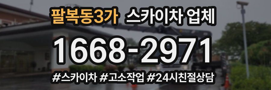 팔복동3가 스카이차 업체