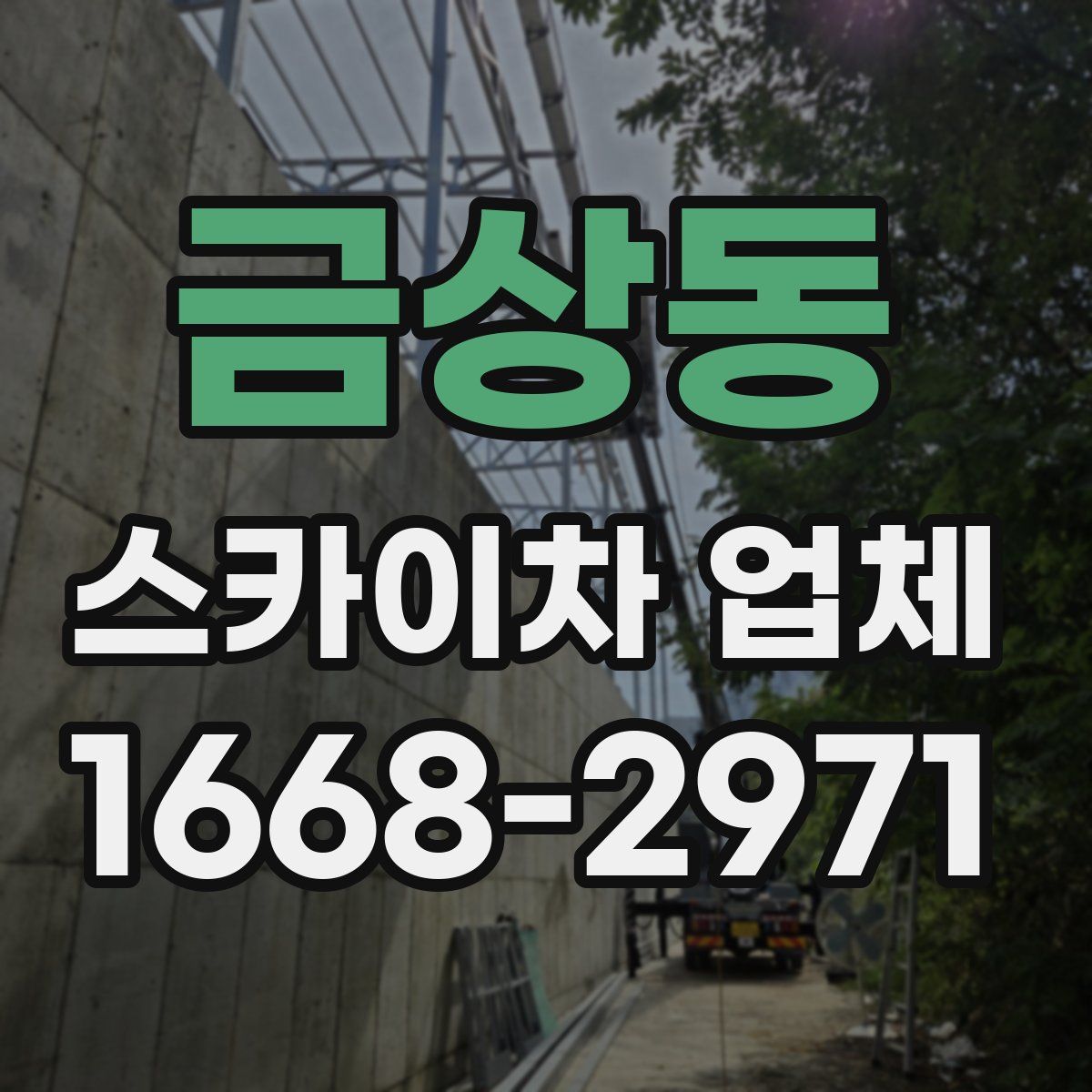 금상동 스카이차 업체