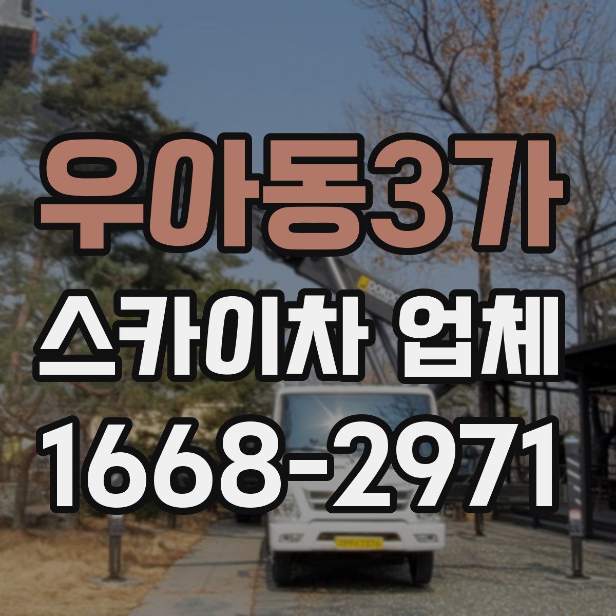 우아동3가 스카이차 업체