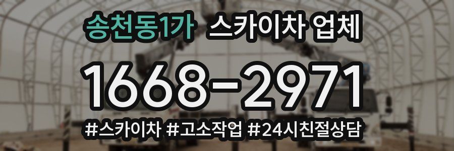 송천동1가 스카이차 업체
