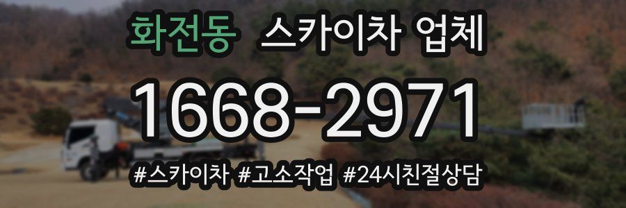 화전동 스카이차 업체