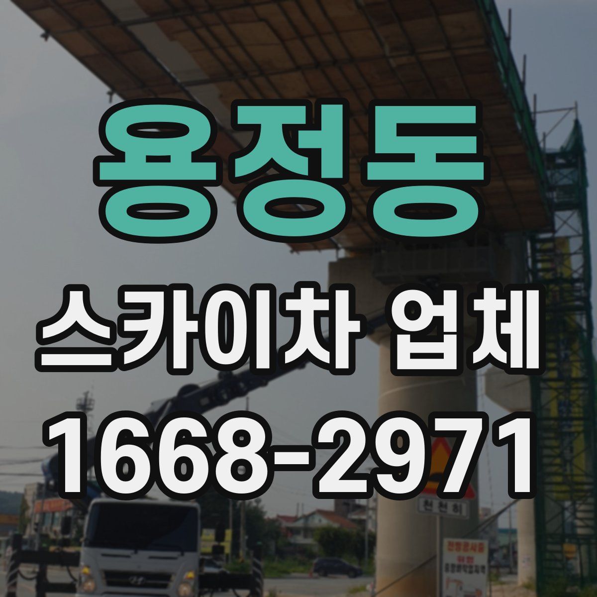 용정동 스카이차 업체