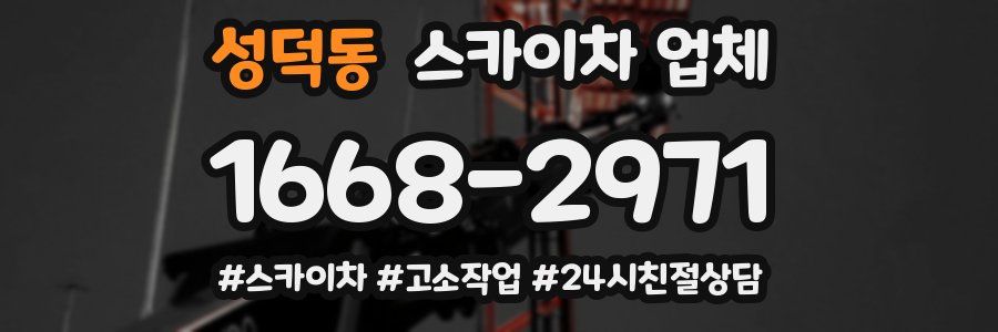 성덕동 스카이차 업체