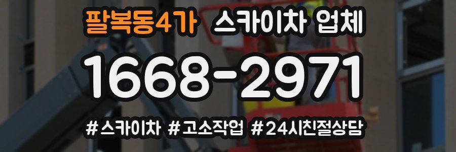 팔복동4가 스카이차 업체