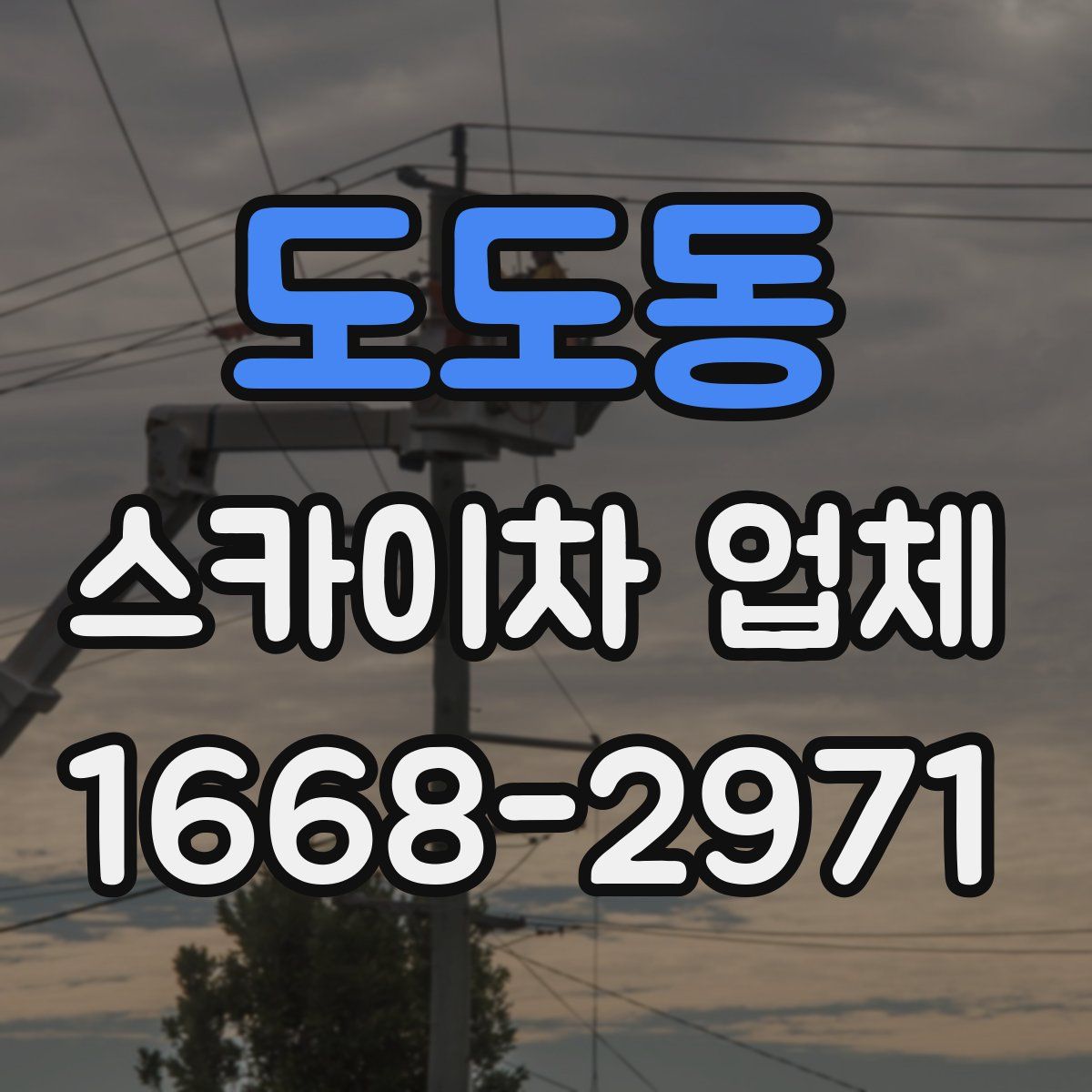 도도동 스카이차 업체