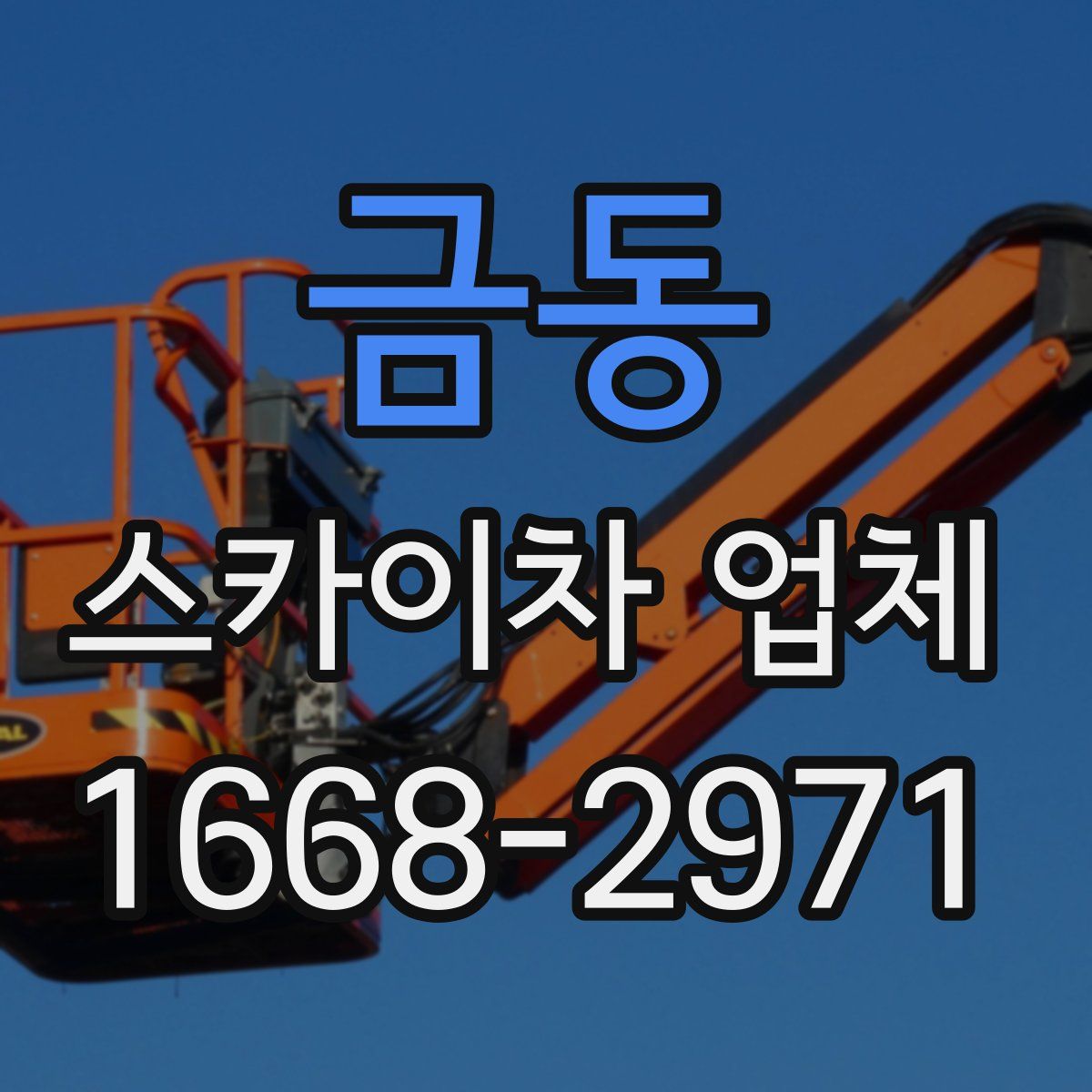 금동 스카이차 업체