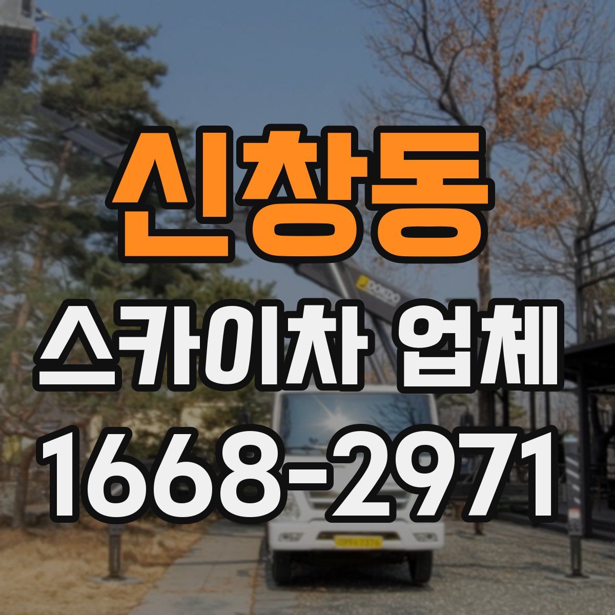 신창동 스카이차 업체