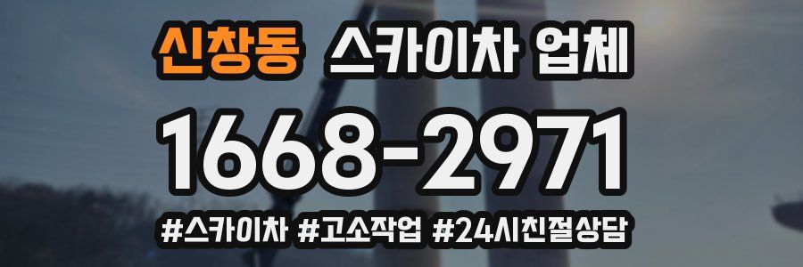 신창동 스카이차 업체