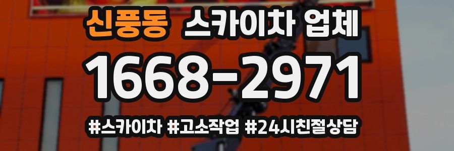 신풍동 스카이차 업체