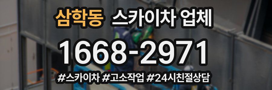 삼학동 스카이차 업체