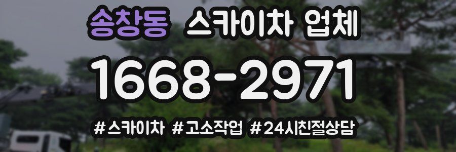송창동 스카이차 업체