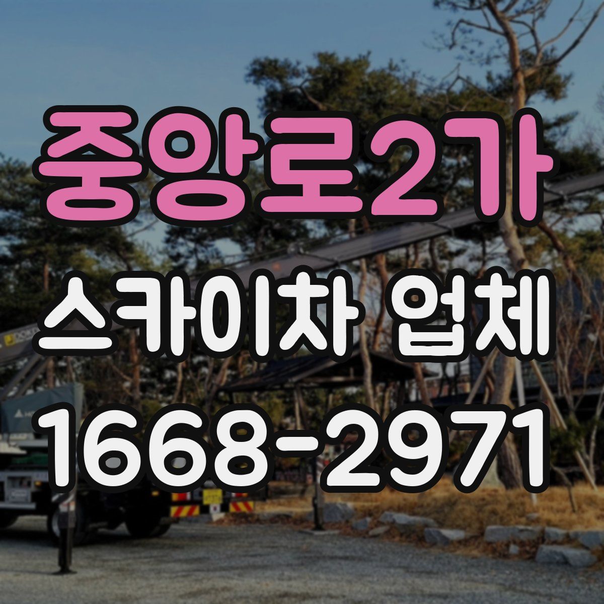 중앙로2가 스카이차 업체