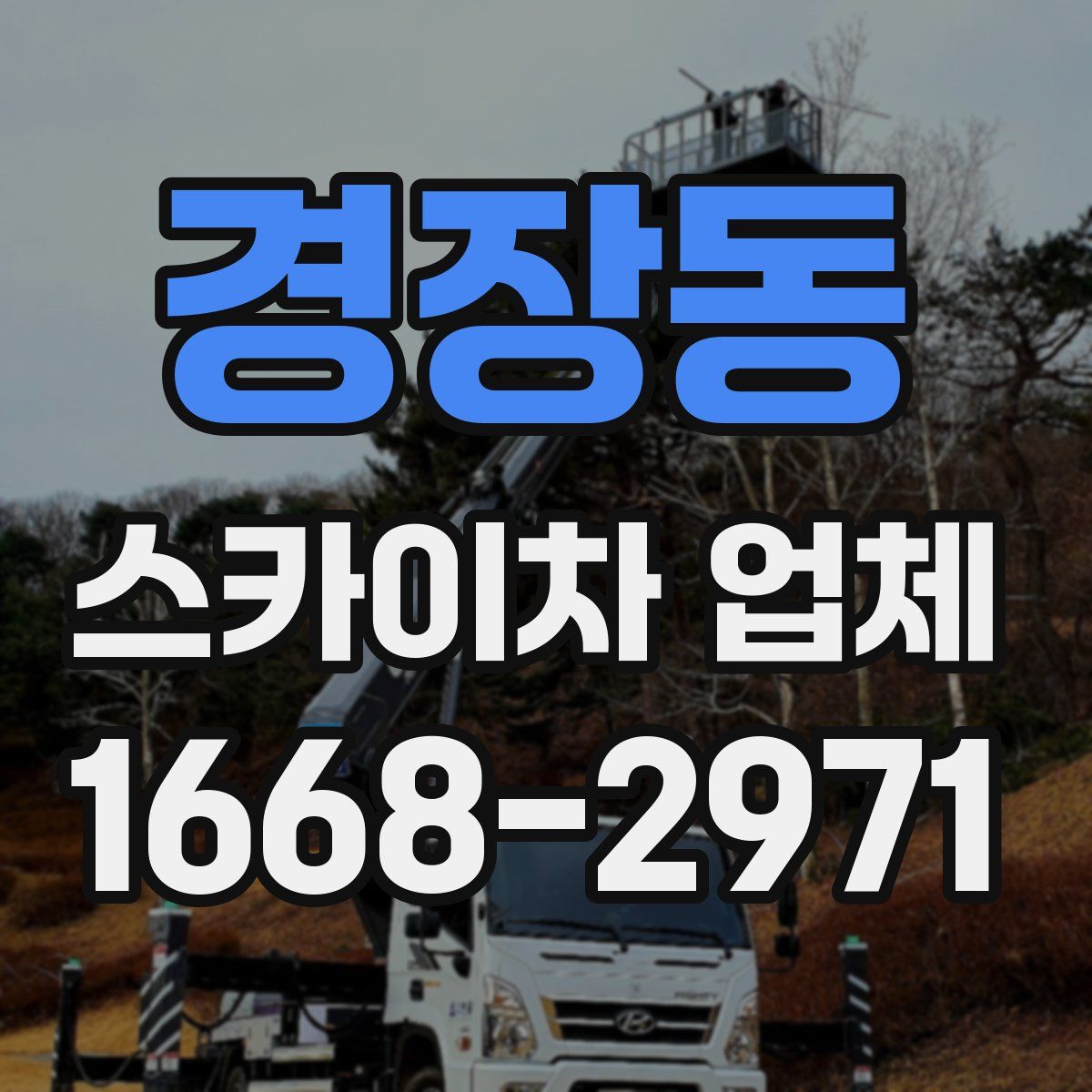 경장동 스카이차 업체