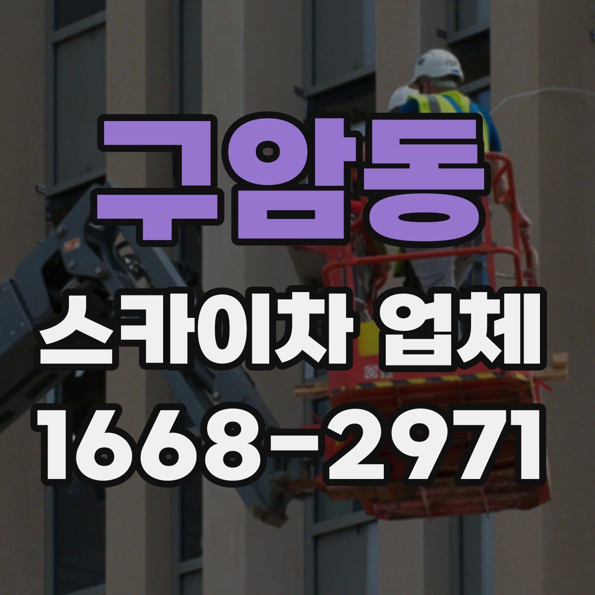 구암동 스카이차 업체