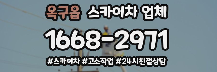 옥구읍 스카이차 업체