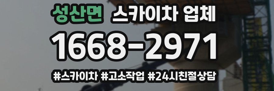 성산면 스카이차 업체