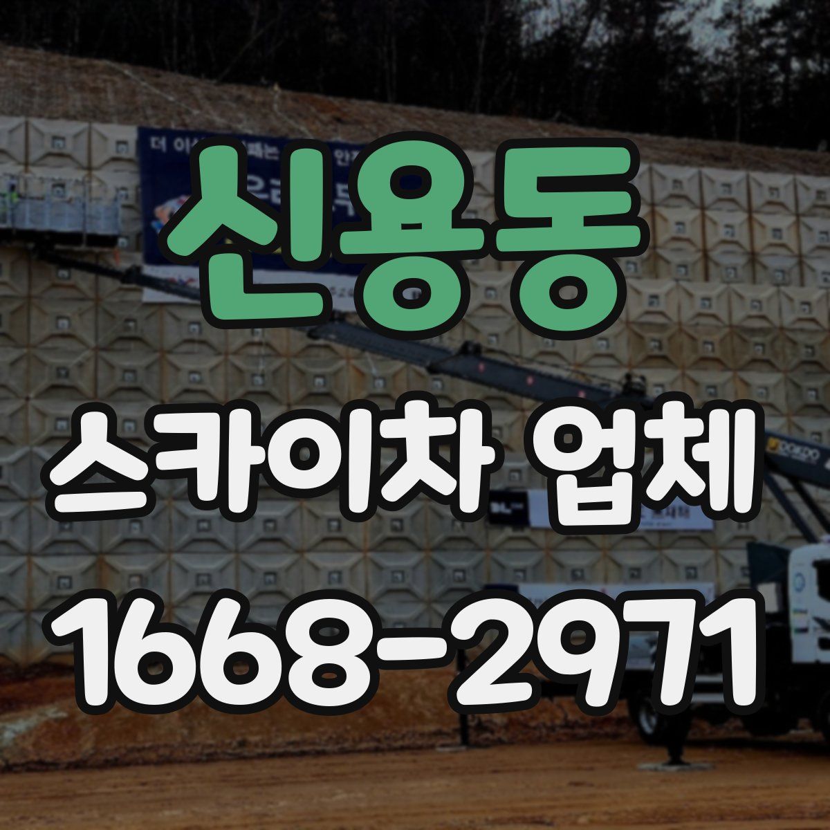 신용동 스카이차 업체