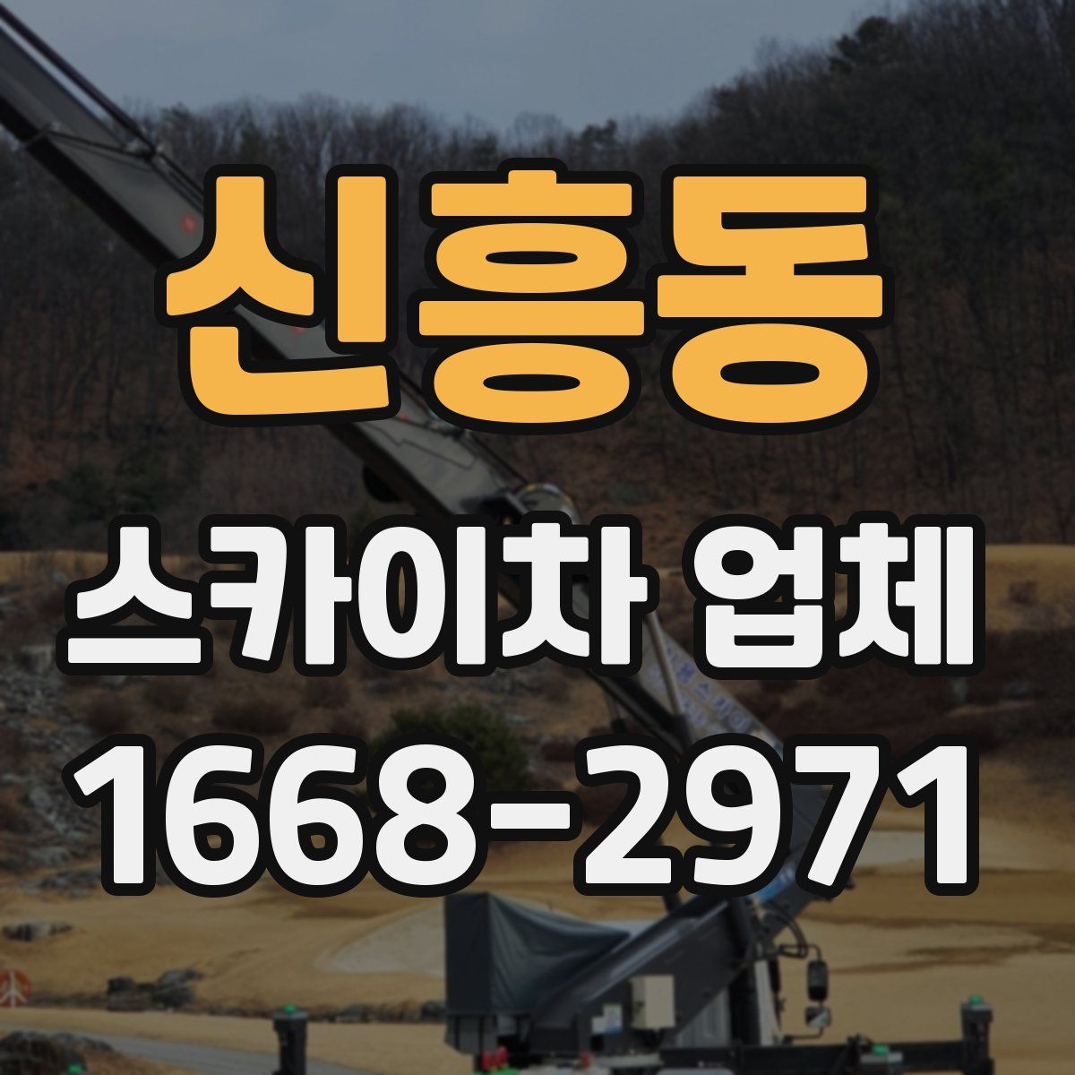 신흥동 스카이차 업체