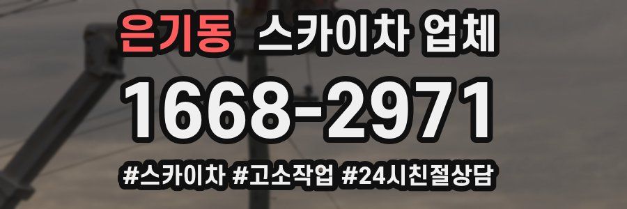 은기동 스카이차 업체