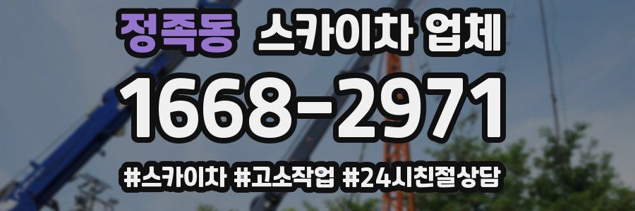 정족동 스카이차 업체