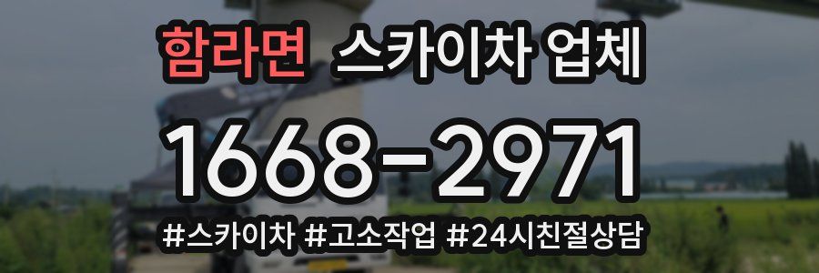 함라면 스카이차 업체