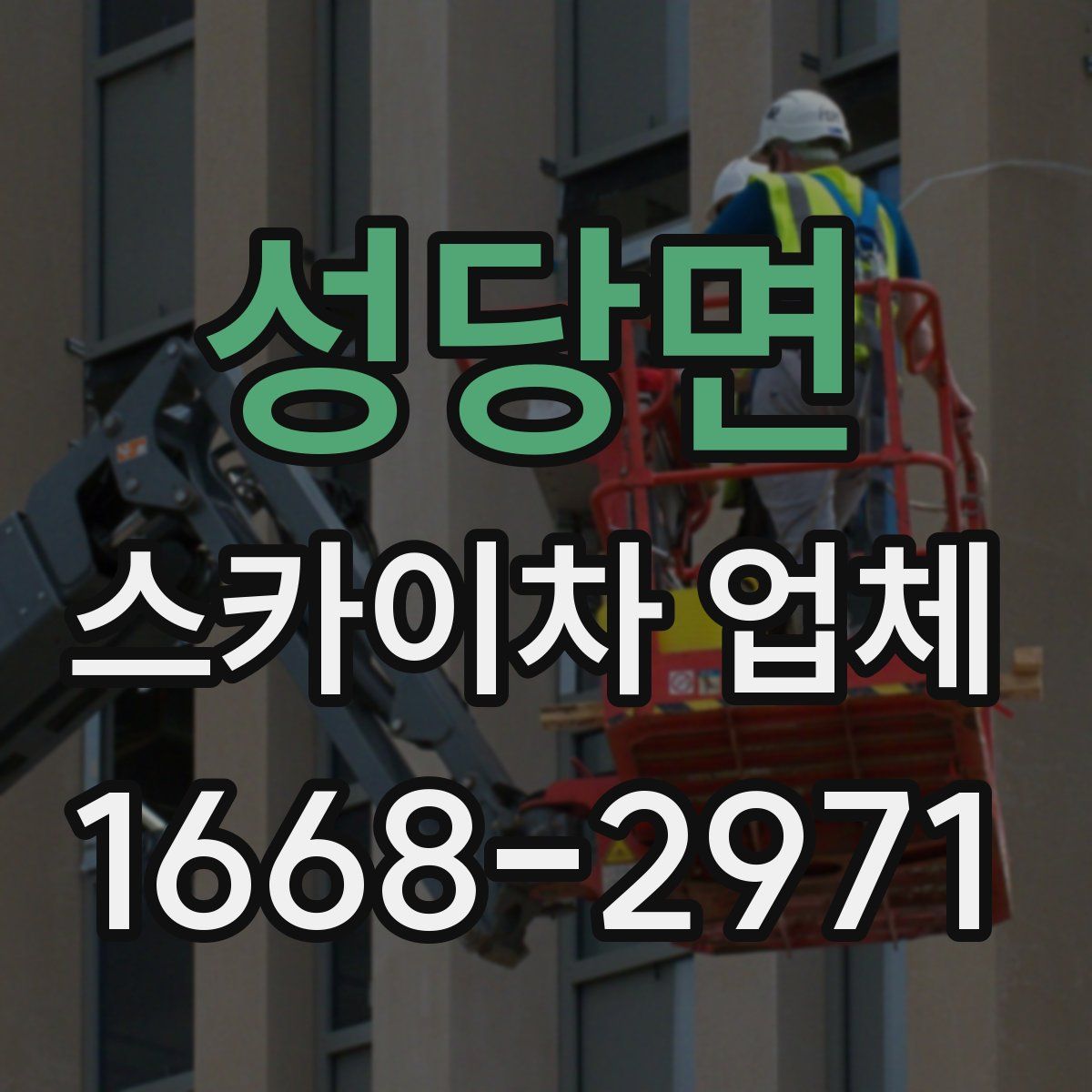 성당면 스카이차 업체