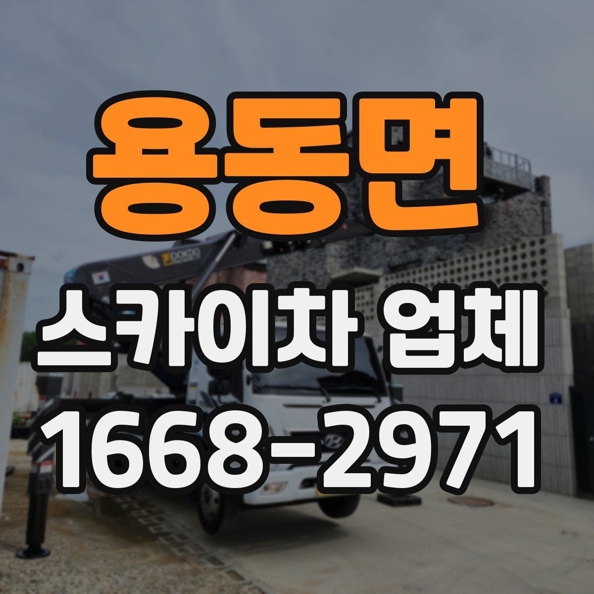 용동면 스카이차 업체