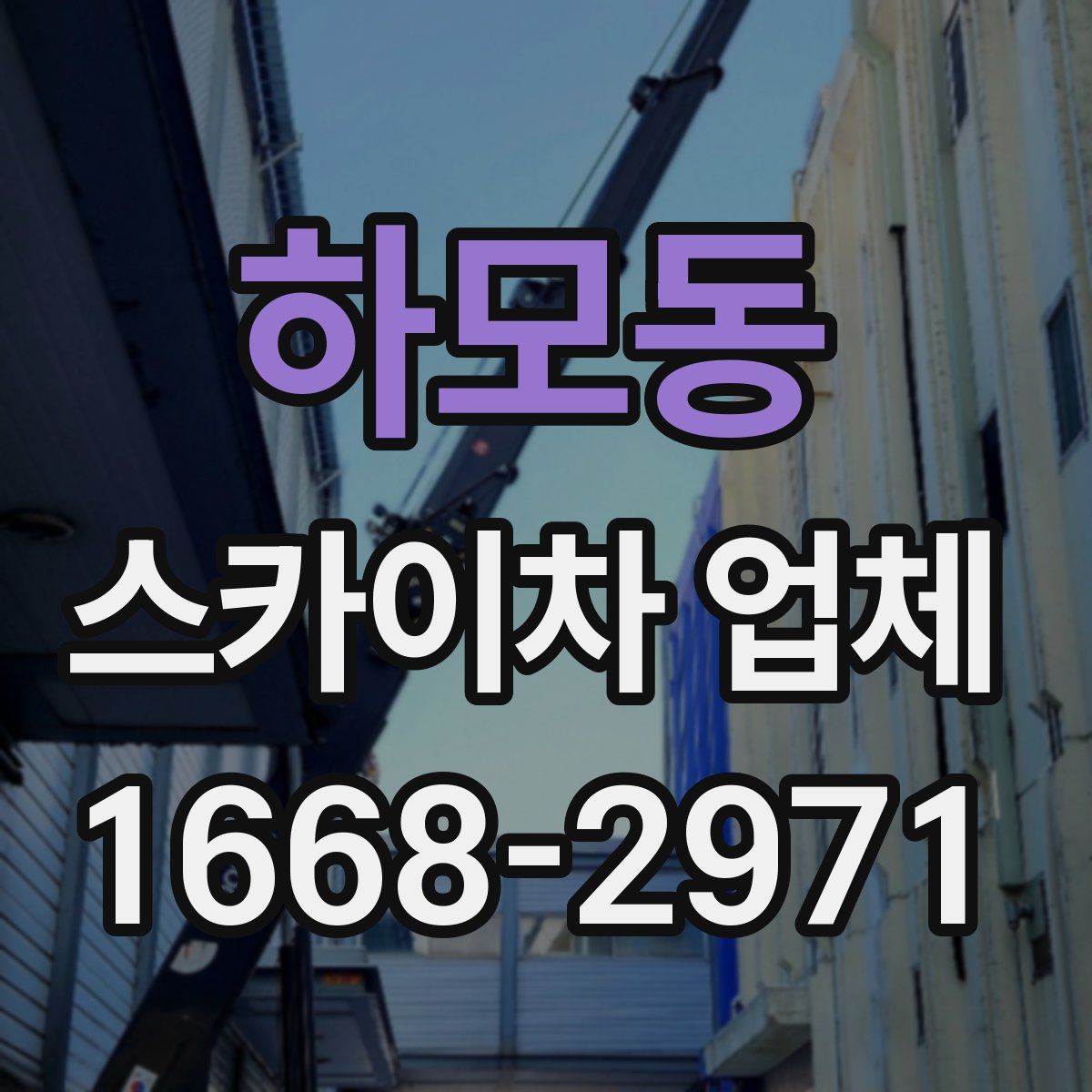 하모동 스카이차 업체